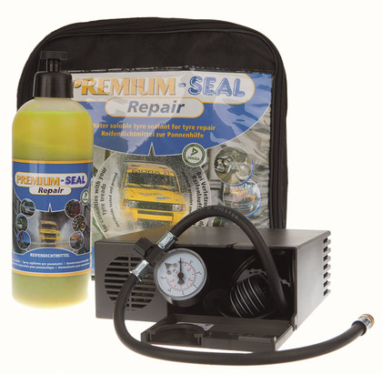 PREMIUM-SEAL Repair Reifendichtmittel ist ausreichend für jeden gängigen PKW Reifen