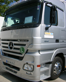 Getestet bei Mercedes Benz Actros